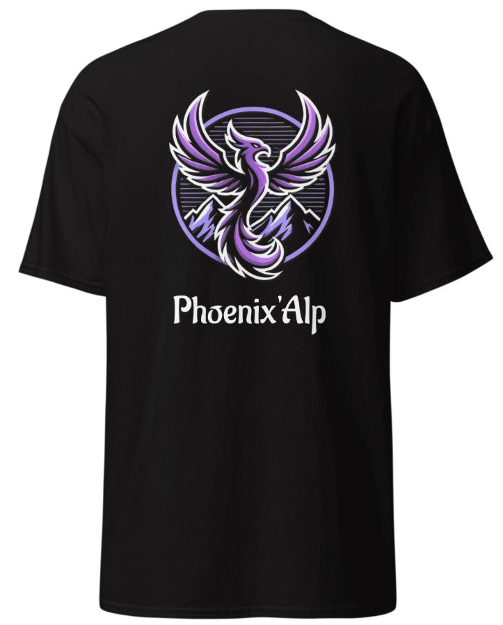 T-shirt noir -Phoenix'Alp